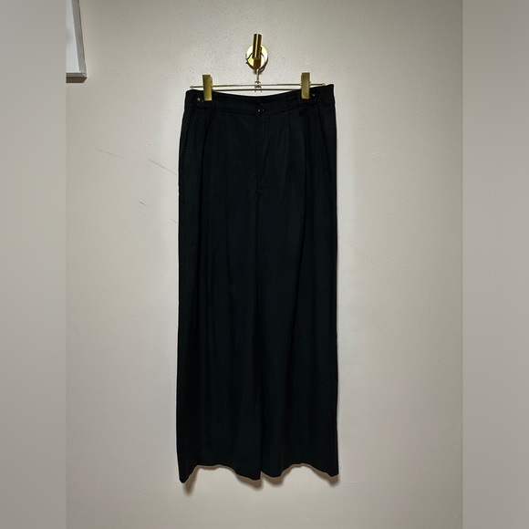 🆕 Madewell The Harlow Wide-Leg Pant Black - Picture 9 of 11